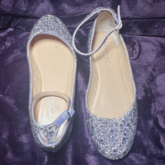 BETSEY JOHNSON | Purple Sparkly Ballet Flats | Size 7.5 - Picture 3 of 7
